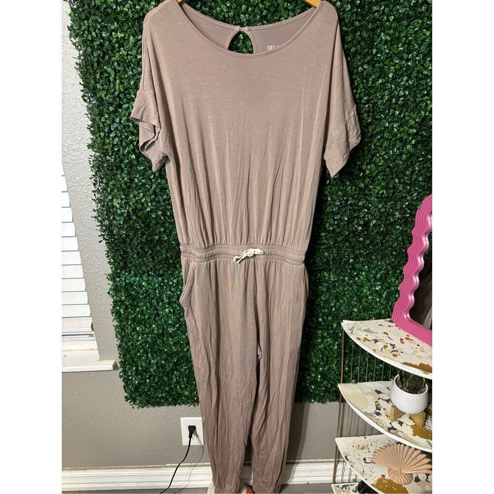 Albion Tan Jumpsuit Size Large Jogger
